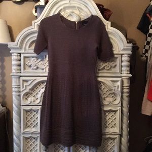 Grey sweater dress